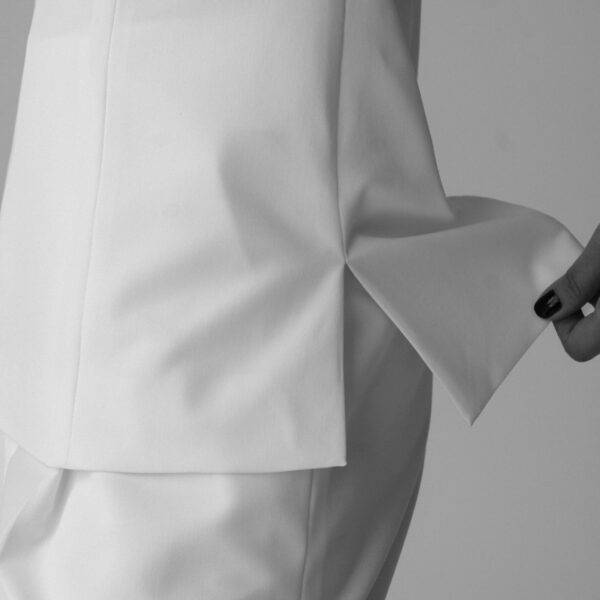 The Frankie Shop Abbie Strapless Top - White - Oversized Minimalist Tops in White - Shop at Coveti