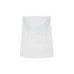 The Frankie Shop Abbie Strapless Top - White - Oversized Minimalist Tops in White - Shop at Coveti