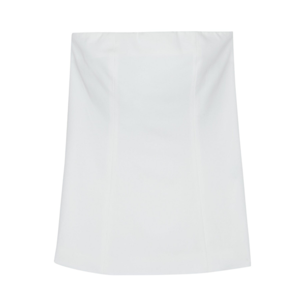 The Frankie Shop Abbie Strapless Top - White - Oversized Minimalist Tops in White - Shop at Coveti