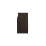 The Frankie Shop Alrose Satin Midi Skirt - Brown - Oversized Minimalist Skirts in Beige - Shop at Coveti