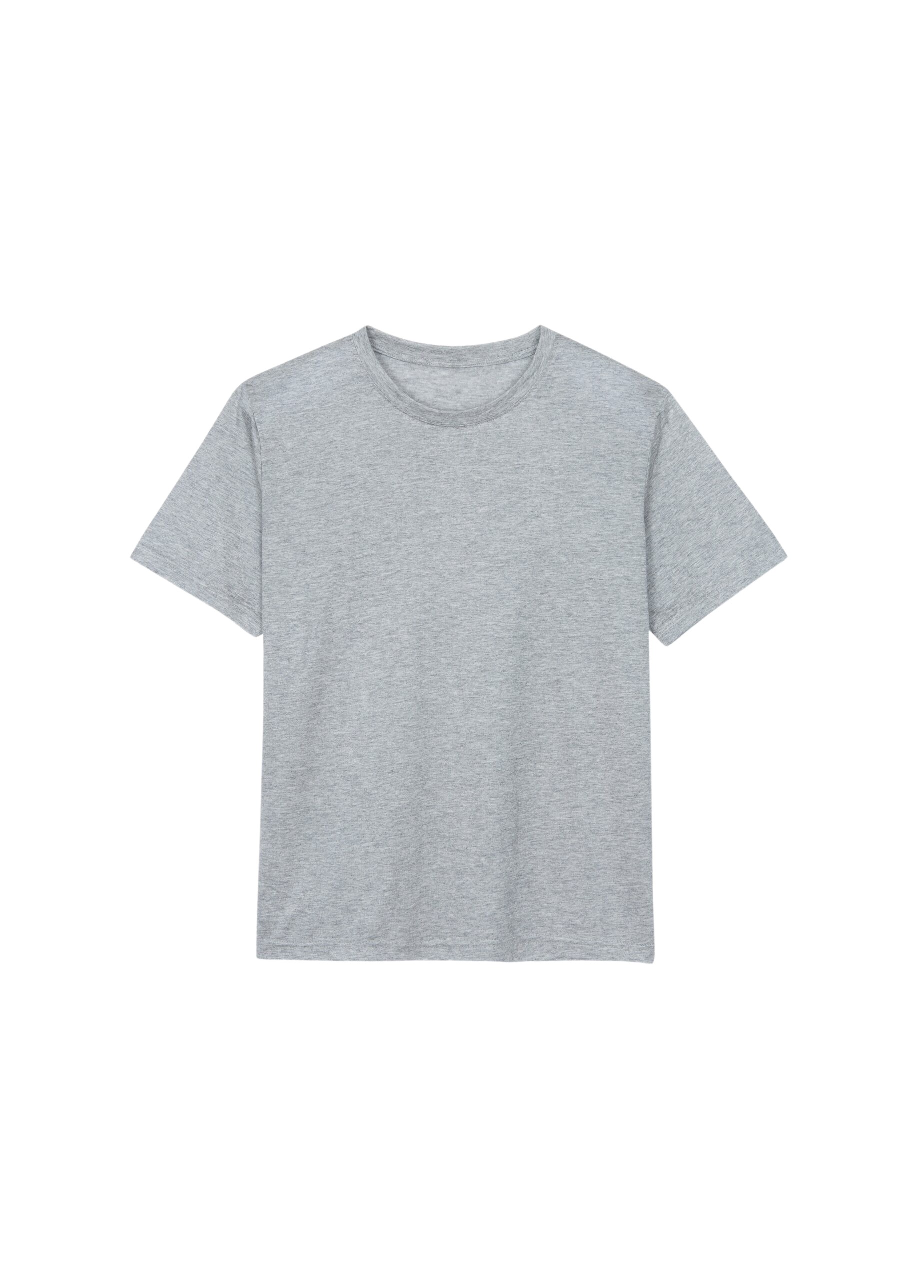 The Frankie Shop Amal Fluid Tee – Grey Melange Top