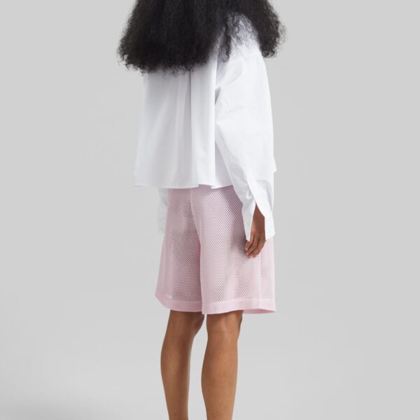 The Frankie Shop Arlen Cotton Boxy Shirt - White - Oversized Minimalist Tops in White - Shop at Coveti