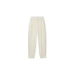 The Frankie Shop Articulated Vented Pants - Milk - Oversized Minimalist Pants in White - Shop at Coveti