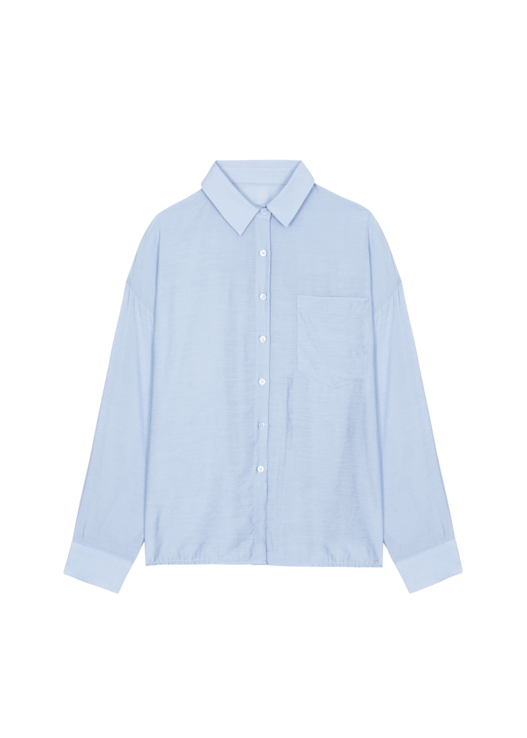 The Frankie Shop Ascain Fluid Shirt – Sky Blue