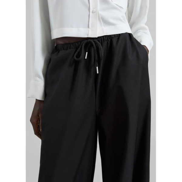 The Frankie Shop Aubray Balloon Pants – Black, view 5