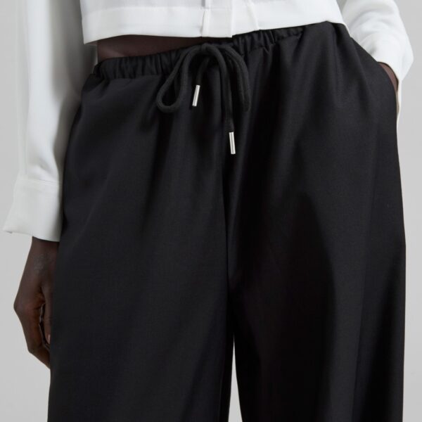 The Frankie Shop Aubray Balloon Pants - Black - Oversized Minimalist Pants in Black - Shop at Coveti