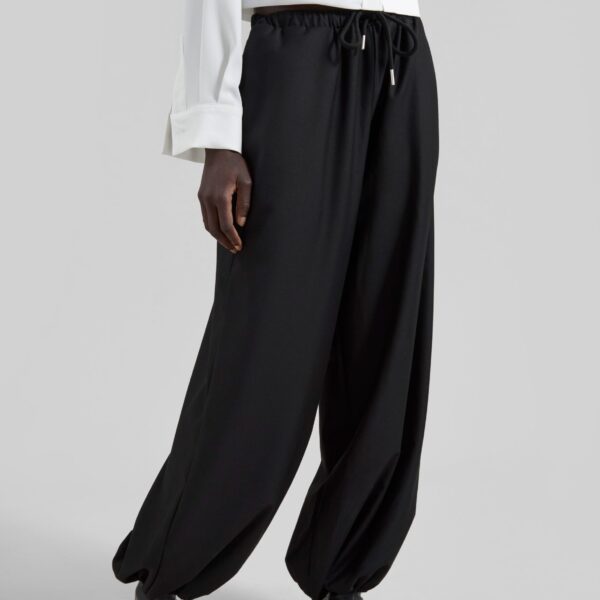 The Frankie Shop Aubray Balloon Pants - Black - Oversized Minimalist Pants in Black - Shop at Coveti