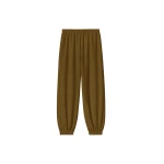 The Frankie Shop Aubray Balloon Pants - Olive Brown - Oversized Minimalist Pants in Beige - Shop at Coveti