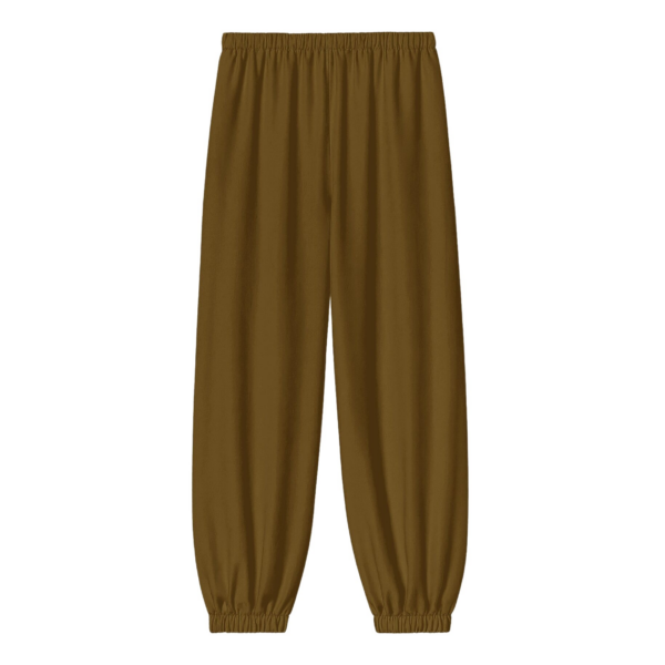 The Frankie Shop Aubray Balloon Pants - Olive Brown - Oversized Minimalist Pants in Beige - Shop at Coveti