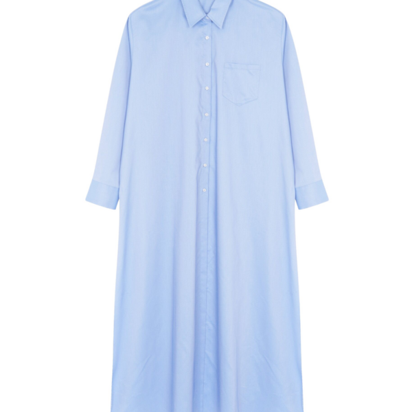 The Frankie Shop Avery Shirt Dress – Blue