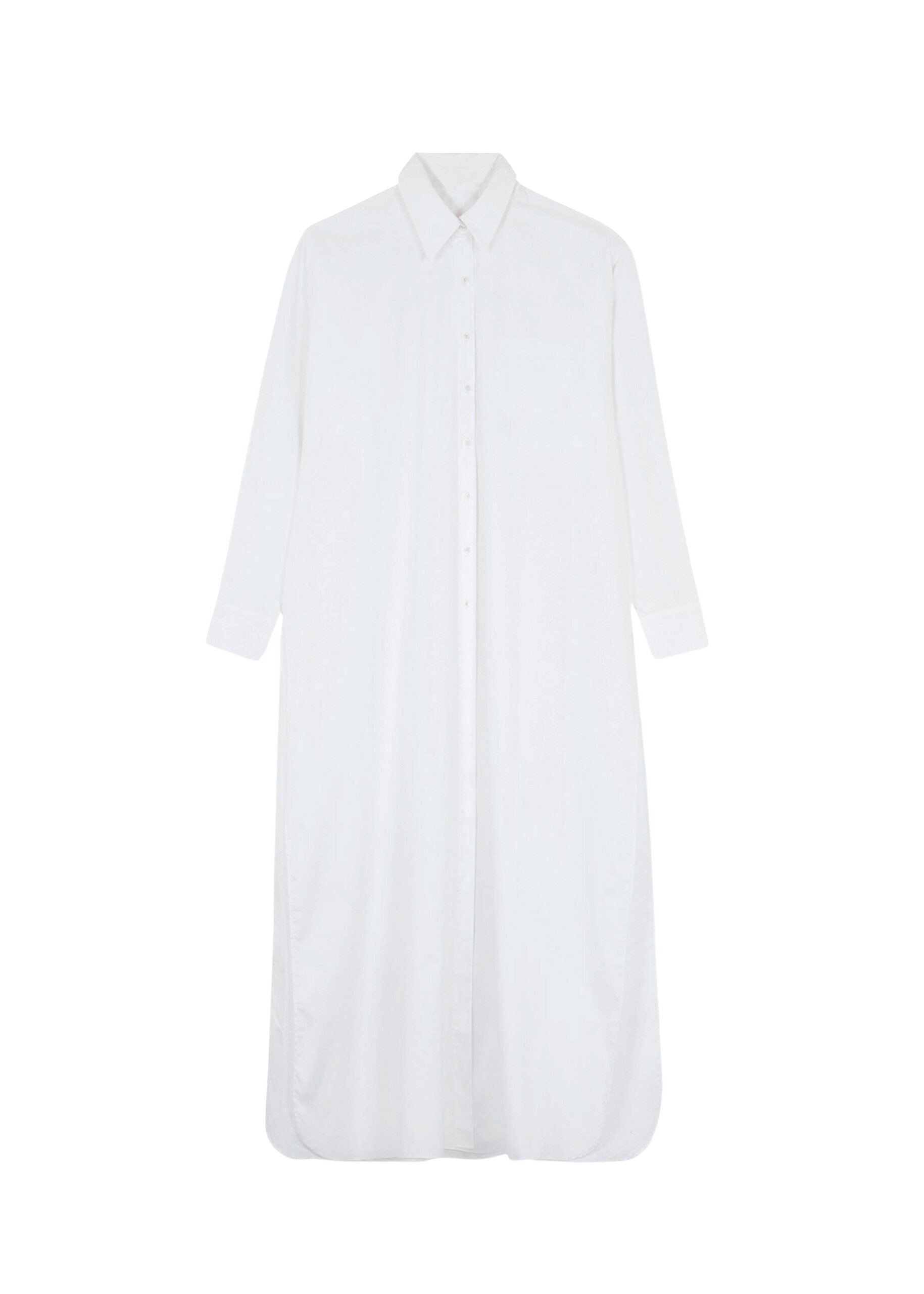 The Frankie Shop Avery Shirt Dress – White