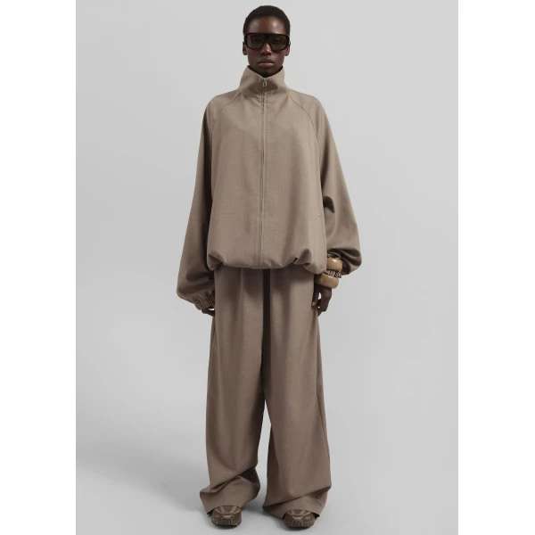 The Frankie Shop Baxter Track Jacket – Taupe, view 2