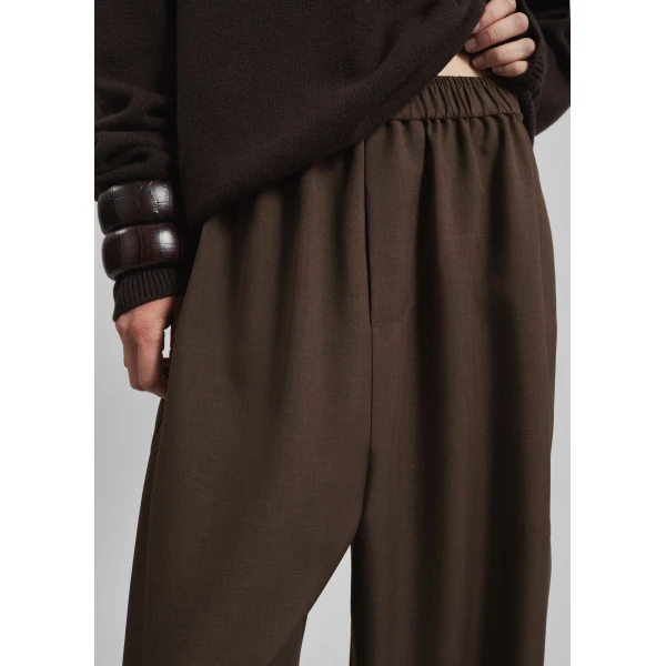 The Frankie Shop Baxter Track Pants – Dark Brown, view 6