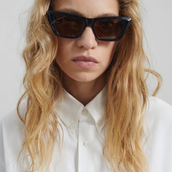 The Frankie Shop Bijnor Oxford Shirt - White - Oversized Minimalist Tops in White - Shop at Coveti