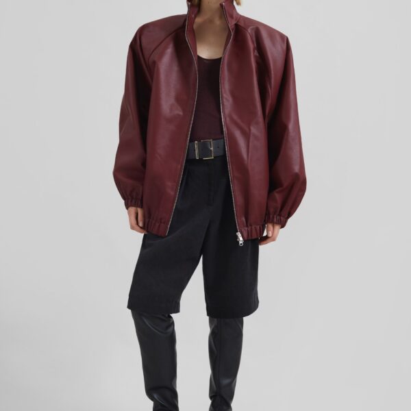 The Frankie Shop Bilbao Pleated Linen Bermuda Shorts - Black - Oversized Minimalist Shorts in Black - Shop at Coveti