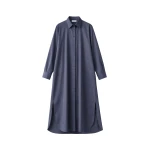 The Frankie Shop Bloom Organic Cotton Shirt Dress - Charcoal - Oversized Minimalist Dresses in Grey - Shop at Coveti