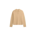 The-Frankie-Shop-Bresica-Knit-Polo-Sweater-Camel-coveti-scaled92995_nobg The Frankie Shop Bresica Knit Polo Sweater - Camel - Oversized Minimalist Knitwear in Beige - Shop at Coveti