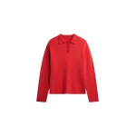 The-Frankie-Shop-Bresica-Knit-Polo-Sweater-Red-coveti-scaled55612_nobg The Frankie Shop Bresica Knit Polo Sweater - Red - Oversized Minimalist Knitwear in Red - Shop at Coveti