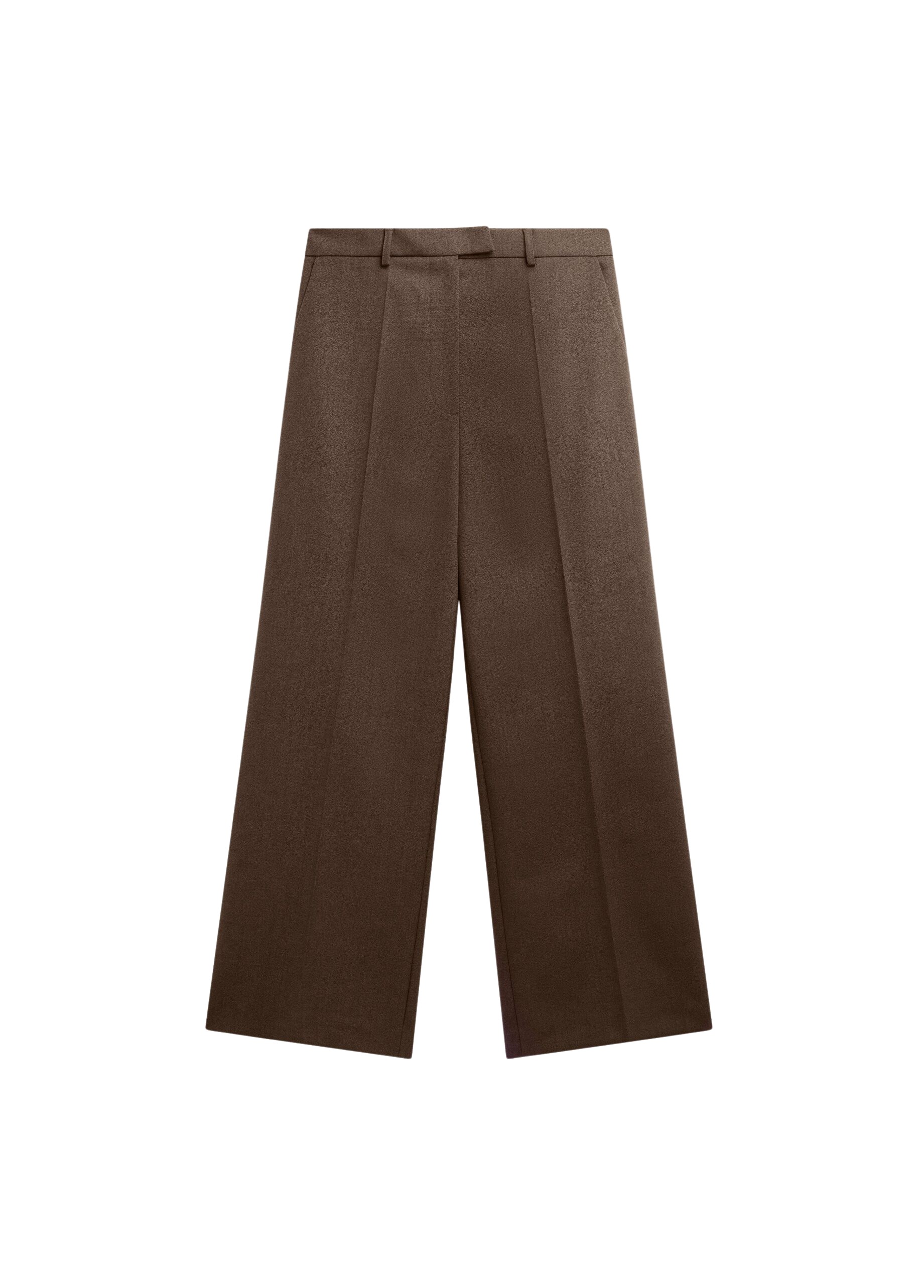 The Frankie Shop Brickell Flannel Trousers – Mocha