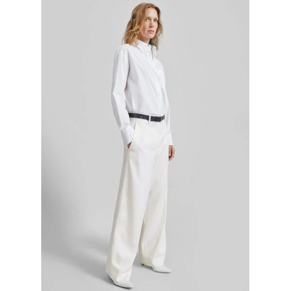 The Frankie Shop Brickell Trousers – Ivory, view 6