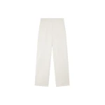 The Frankie Shop Brickell Trousers - Ivory - Oversized Minimalist Pants in Ivory - Shop at Coveti