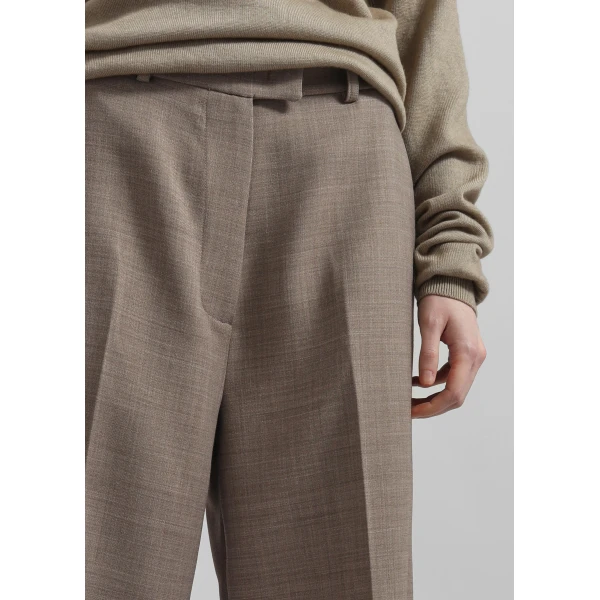 The Frankie Shop Brickell Trousers – Taupe Melange, view 4