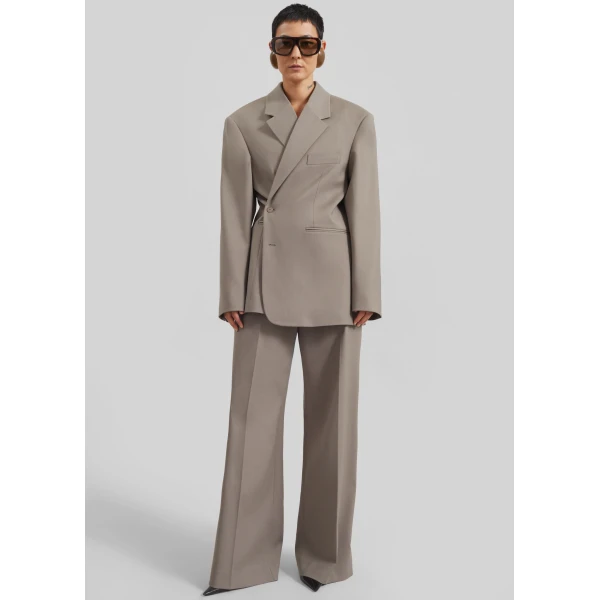The Frankie Shop Brickell Trousers – Taupe, view 3