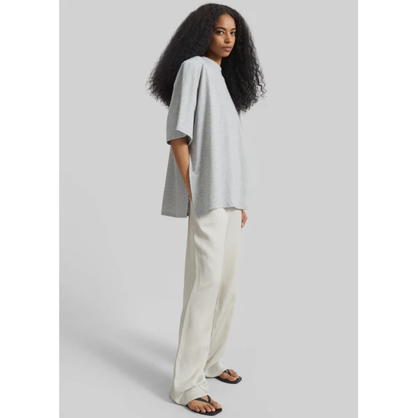 The Frankie Shop Bruna Linen Soft Pants – Light Beige, view 5