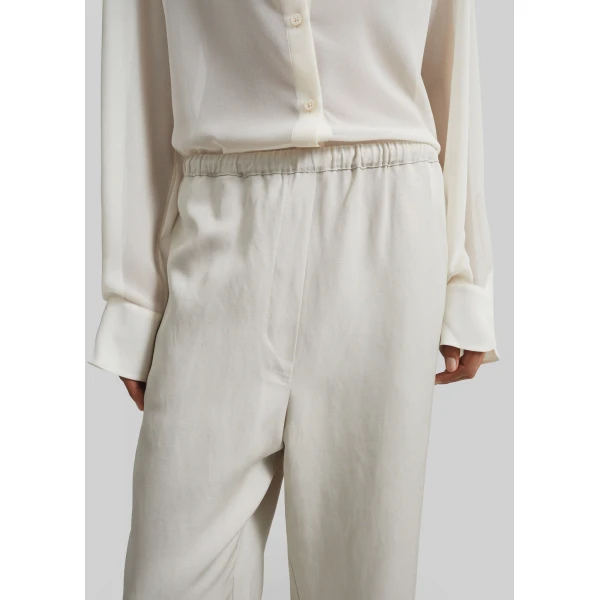 The Frankie Shop Bruna Linen Soft Pants – Light Beige, view 6