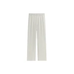 The Frankie Shop Bruna Linen Soft Pants - Light Beige - Oversized Minimalist Pants in Beige - Shop at Coveti