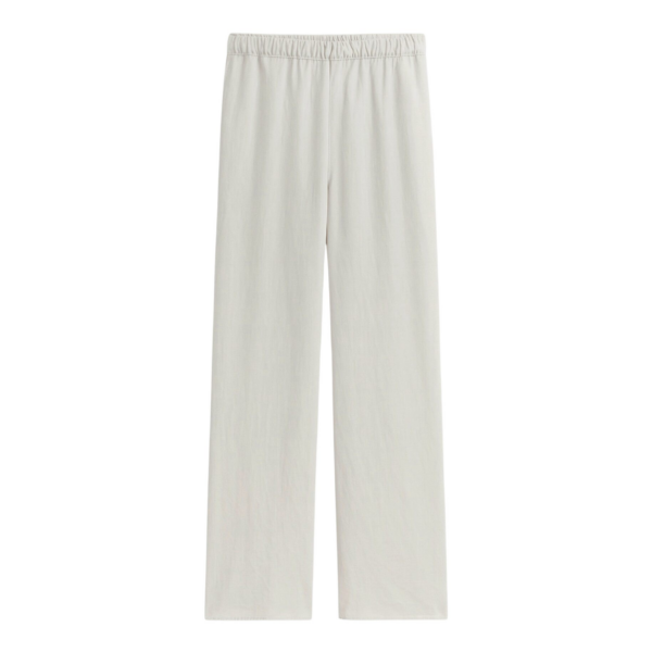 The Frankie Shop Bruna Linen Soft Pants - Light Beige - Oversized Minimalist Pants in Beige - Shop at Coveti