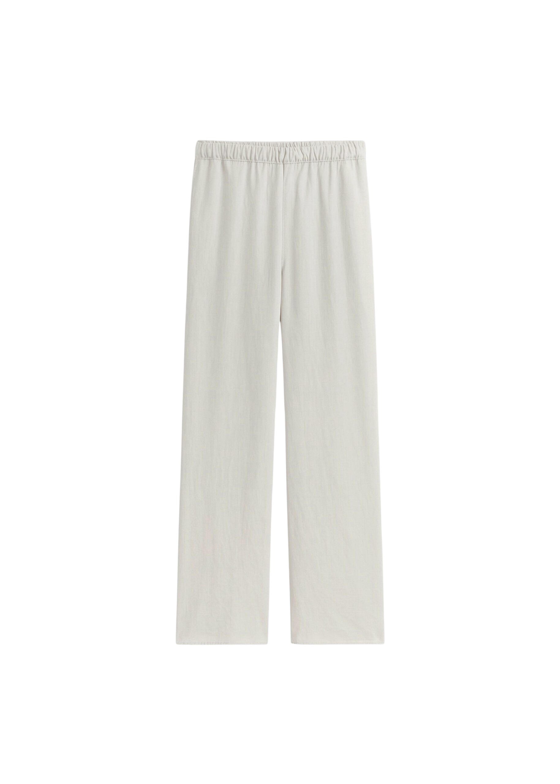 The Frankie Shop Bruna Linen Soft Pants – Light Beige