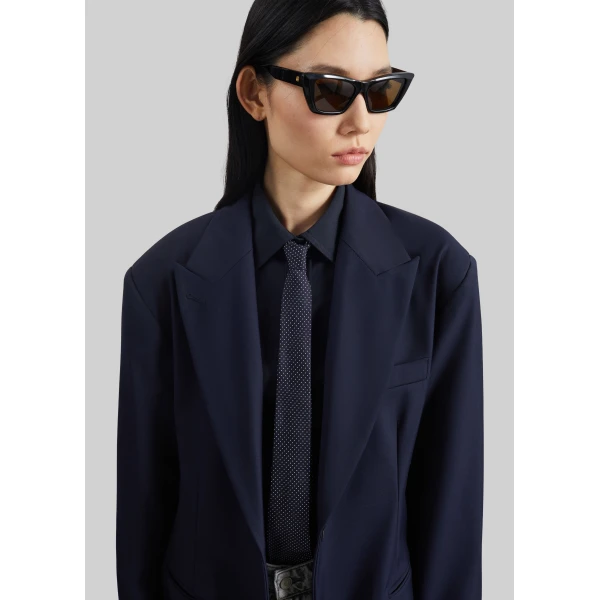 The Frankie Shop Canmore Double Vent Blazer – Navy, view 6