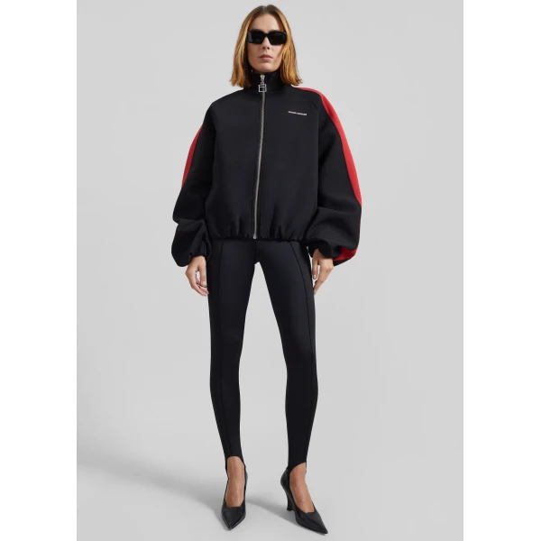 The Frankie Shop Caserta Stirrup Leggings – Black, view 2