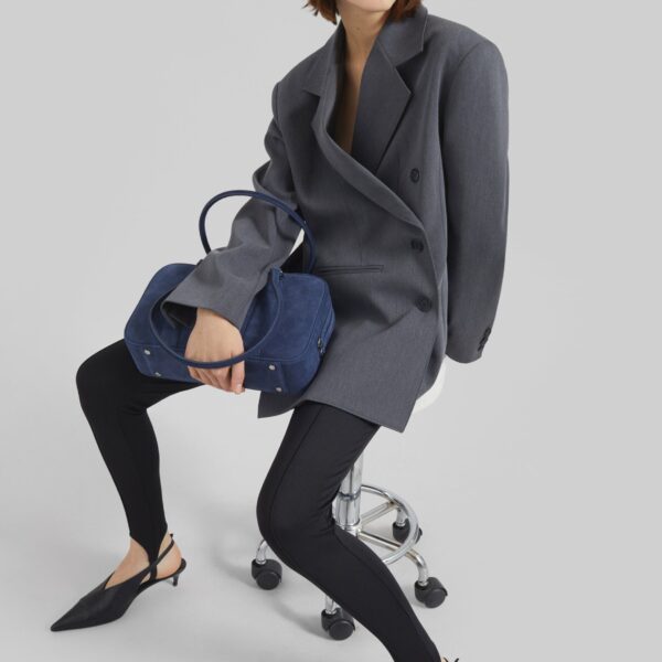 The Frankie Shop Caserta Stirrup Leggings - Black - Oversized Minimalist Pants in Black - Shop at Coveti