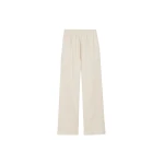 The Frankie Shop Cavert Linen Pants - Sand - Oversized Minimalist Pants in Beige - Shop at Coveti