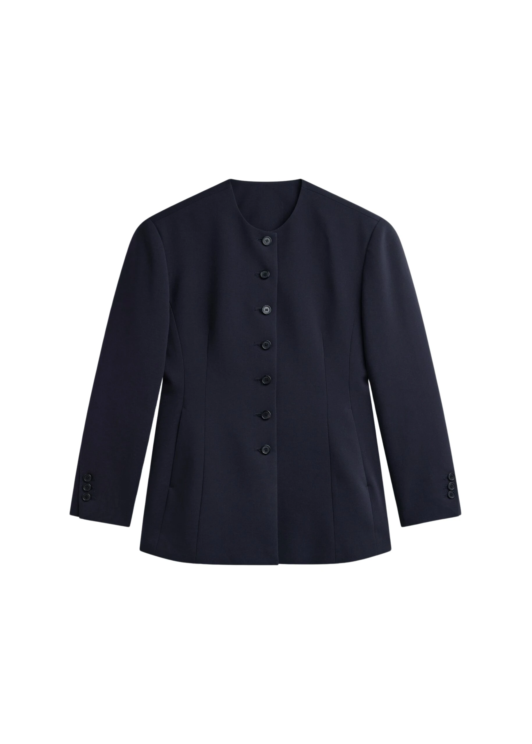 The-Frankie-Shop-Chesnay-Collarless-Blazer-Navy-coveti-scaled37101_nobg The Frankie Shop Chesnay Collarless Blazer - Navy - Oversized Minimalist Jackets in Blue - Shop at Coveti