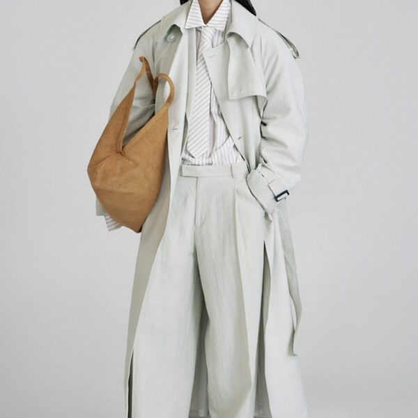 The Frankie Shop Connahy Tie Neck Shirt - White - Oversized Minimalist Tops in White - Shop at Coveti