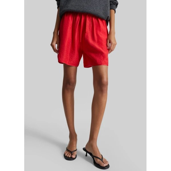 The Frankie Shop Coria Boxer Shorts – Red Stripe, view 3