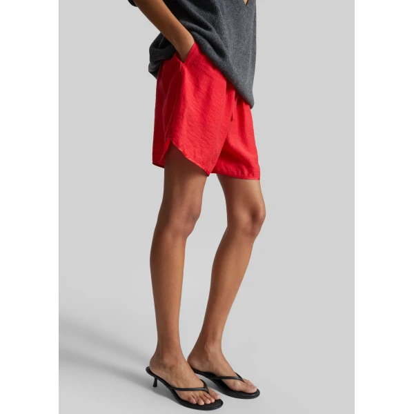 The Frankie Shop Coria Boxer Shorts – Red Stripe, view 5