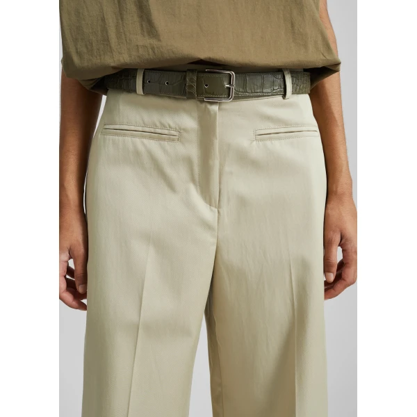 The Frankie Shop Corris Straight Cuff Trousers – Beige, view 5