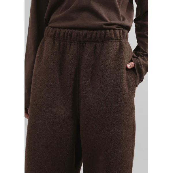 The Frankie Shop Delancey Wool Joggers – Brown Melange, view 4