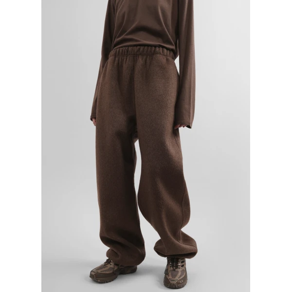 The Frankie Shop Delancey Wool Joggers – Brown Melange, view 6
