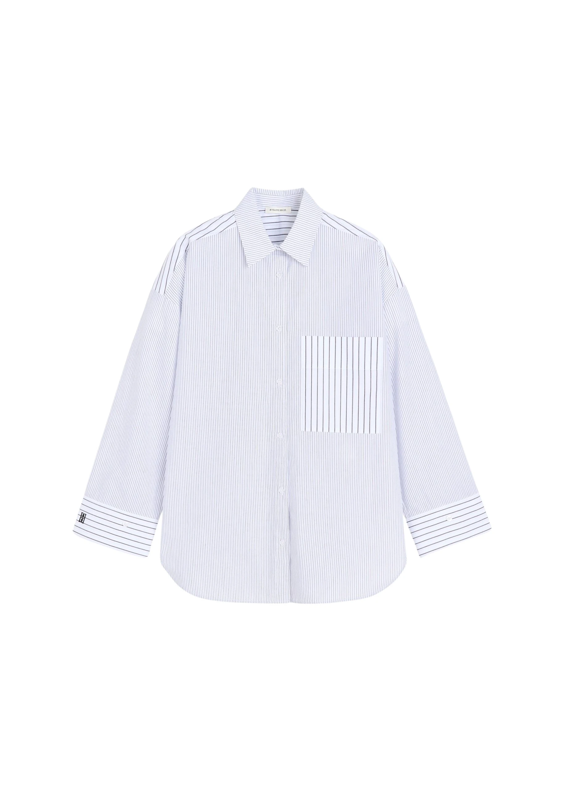 The-Frankie-Shop-Derris-Shirt-WhiteBlack-Mix-Stripe-coveti-scaled97201_nobg The Frankie Shop Derris Shirt - White/Black Mix Stripe - Oversized Minimalist Tops in Multicolour - Shop at Coveti