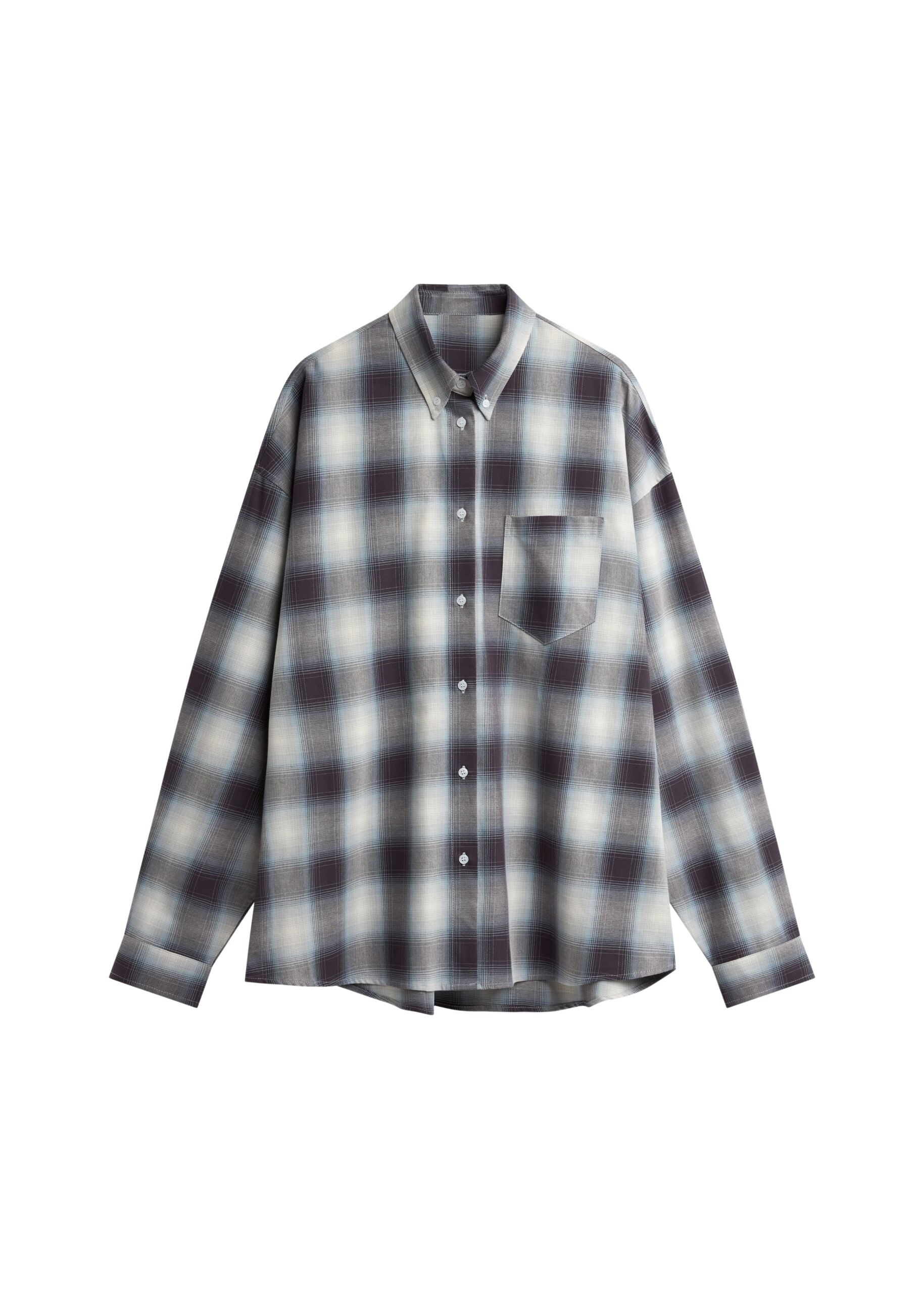 The Frankie Shop Devv Shirt – Checked Blue