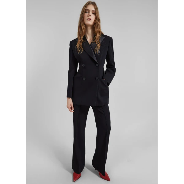 The Frankie Shop Dorotea Flared Pants – Black, view 2