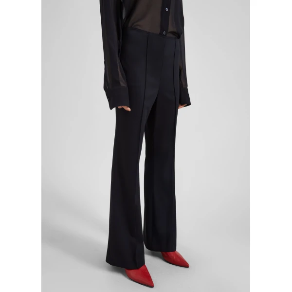 The Frankie Shop Dorotea Flared Pants – Black, view 3
