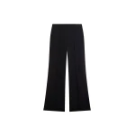 The Frankie Shop Dorotea Flared Pants - Black - Oversized Minimalist Pants in Black - Shop at Coveti