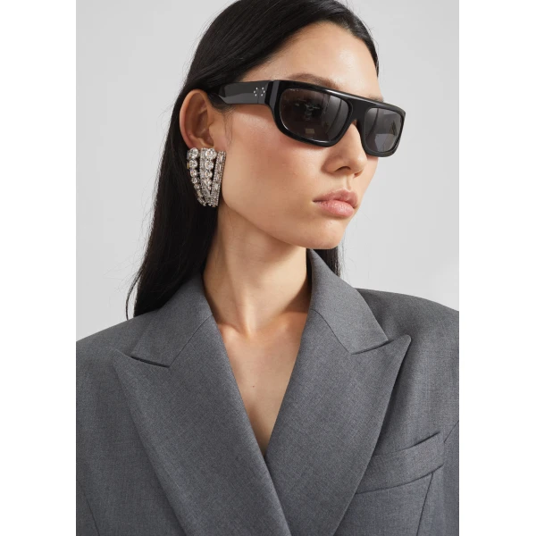 The Frankie Shop Dulverton Hourglass Blazer – Grey, view 4