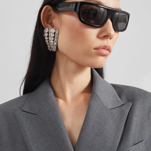 The Frankie Shop Dulverton Hourglass Blazer - Grey - Oversized Minimalist Jackets in Grey - Shop at Coveti